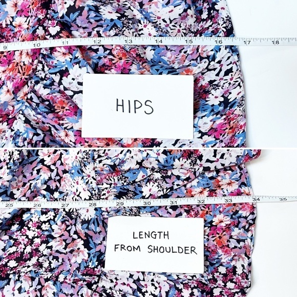 Parker 100% silk Krislyn Floral Mini Dress 00 XS puffed sleeves ruffle cocktail - Picture 11 of 14